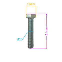 ŚRUBA NOŻA 3/8" X 45MM KOSIARKI HANDY WR40N100-27519