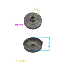 BĘBEN SPRZĘGŁA 0.325" 7Z FI 69,3MM HECHT 58 946 -27588