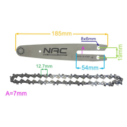 ZESTAW TNĄCY 1/4 1,1MM 36E NAC CB18-15-B20-S-27739