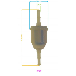 FILTR PALIWA KOHLER CV15 CV16 75 MIKRONÓW ZAMIENNI-27882