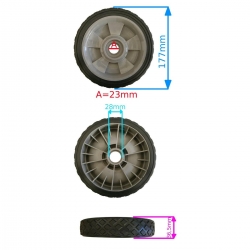 KOŁO FI 175 TYLNE NAC WR 6502;6505/WR*650140102-5937