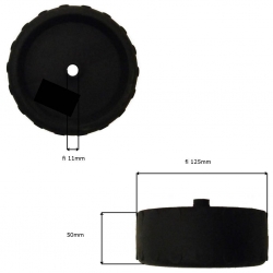 KOŁO 125MM KOSIARKI KABIT EM-PRZEDNIE-6936